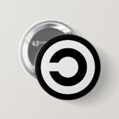 Copyleft -情報は自由でありたいと思います 缶バッジ (正面&裏面)