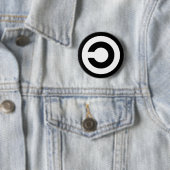 Copyleft -情報は自由でありたいと思います 缶バッジ (インサイチュ)