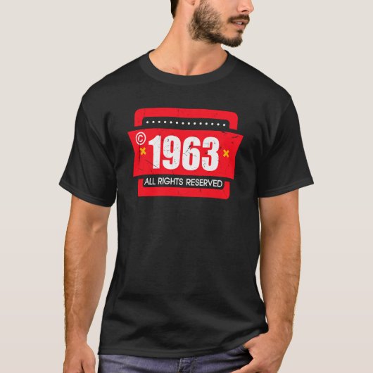 Copyright 1963 All Rights Reserve Tシャツ (正面)