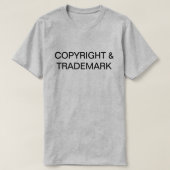 Copyright & Trademark T-Shirt Tシャツ (デザイン正面)
