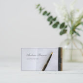 Copywriterノートブックペン名刺 名刺 (スタンド正面)