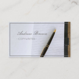 Copywriterノートブックペン名刺 名刺