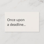 Copywriter Freelance Writer Modern Minimal 名刺 (正面)