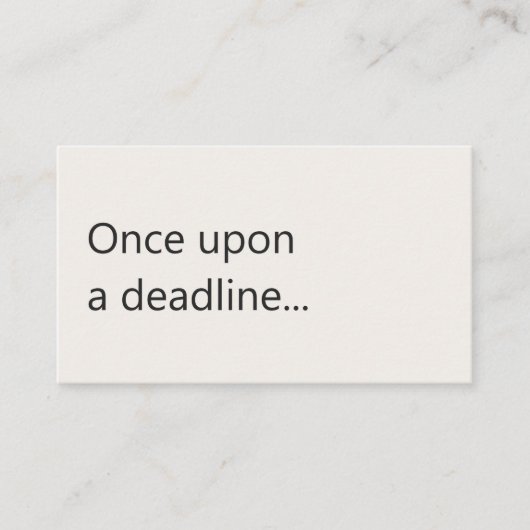 Copywriter Freelance Writer Modern Minimal 名刺 (正面)