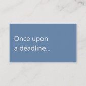 Copywriter Freelance Writer Simple Humorous 名刺 (正面)