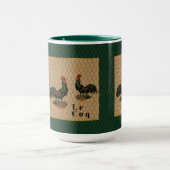 Coqs laのFermeのヴィンテージ マグカップ (中央)