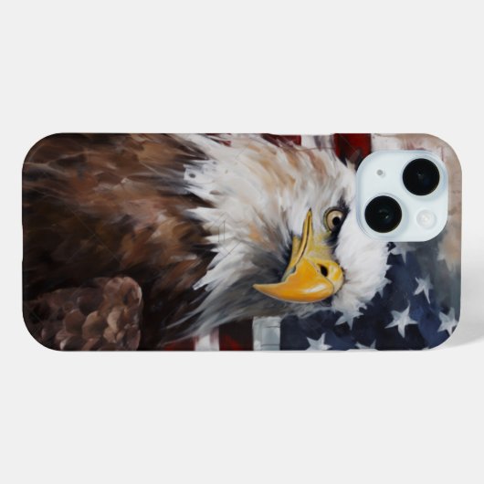 Coque aigle Americains Case-Mate iPhoneケース (裏面 (横))