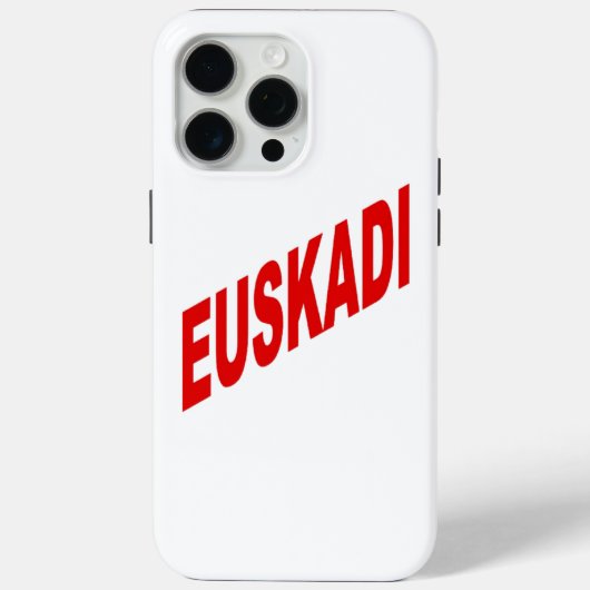 Coque Apple iPhone 15   EUSKADI Case-Mate iPhoneケース (裏面)