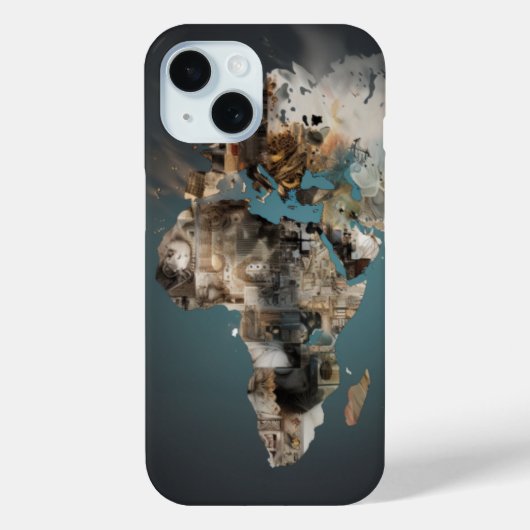 Coque art abstrait Afrique Case-Mate iPhoneケース (裏面)