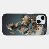 Coque art abstrait Afrique Case-Mate iPhoneケース (裏面 (横))