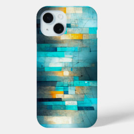 Coque art abstrait iPhone 15ケース