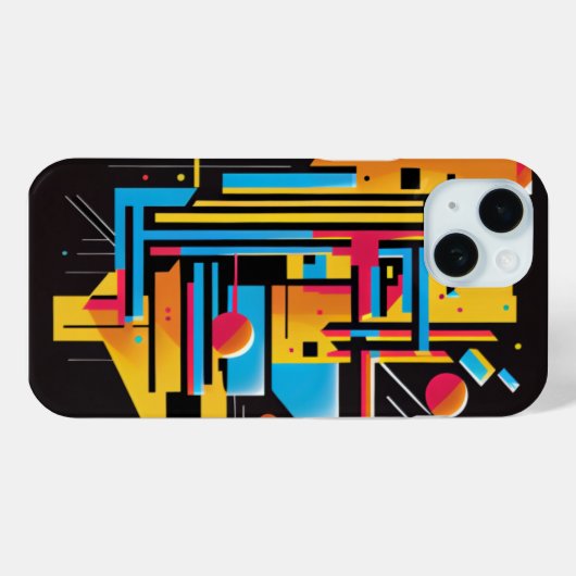 Coque art abstrait Case-Mate iPhoneケース (裏面 (横))