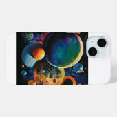 Coque art abstrait planètes Case-Mate iPhoneケース (裏面 (横))