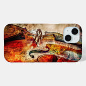 Coque art abstrait violon Case-Mate iPhoneケース (裏面 (横))