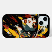 Coque art abstrait woman Case-Mate iPhoneケース (裏面 (横))