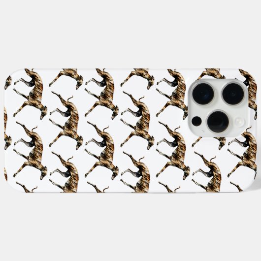 Coque avec motif Galgos (modèle adaptable) Case-Mate iPhoneケース (裏面 (横))