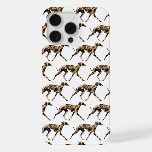 Coque avec motif Galgos (modèle adaptable) iPhoneケース (裏面)