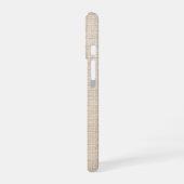 Coque Beige aesthetic iPhone 16ケース (左側面)