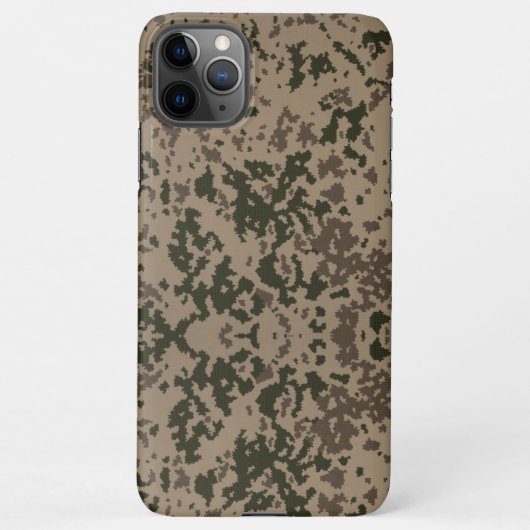 Coque brun camouflage iPhoneケース (裏面)