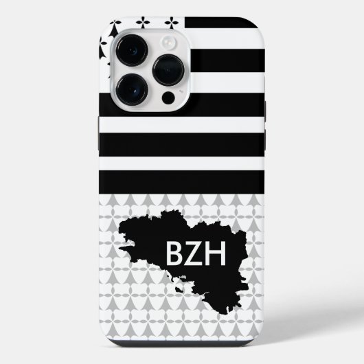 Coque BZH pour les breizh lovers v2 pour Iphones iPhoneケース (裏面)
