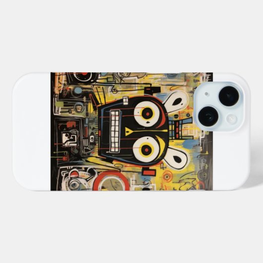 coque d'art abstrait Case-Mate iPhoneケース (裏面 (横))