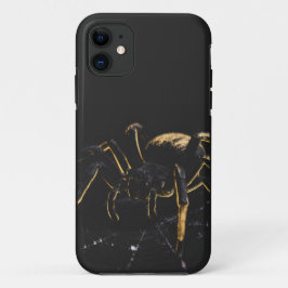 Coque de Téléphone Araignée Mystique Noir et Or iPhone 11 ケース