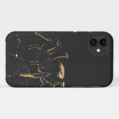 Coque de Téléphone Araignée Mystique Noir et Or Case-Mate iPhoneケース (裏面(横))