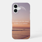 Coque de téléphone avec design du plage iPhone 16ケース (裏面)