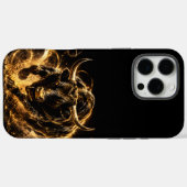 Coque de Téléphone Taureau de Feu Noir&Or Mystique Case-Mate iPhoneケース (裏面 (横))