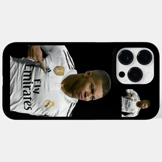 COQUE IPHONE 14 pro max mbappé Case-Mate iPhoneケース (裏面 (横))