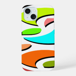 Coque Iphone 15 design graphique et coloré 15 iPhone 15ケース