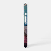 Coque iPhone 16 Design Abstrait Marbré 16ケース (左側面)