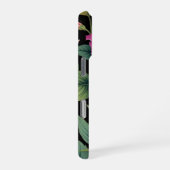 Coque iPhone 16 Pro Fleurs Tropicales Hibiscus iPhoneケース (右側面)