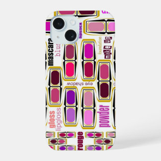 Coque iphone design makeup 15ケース
