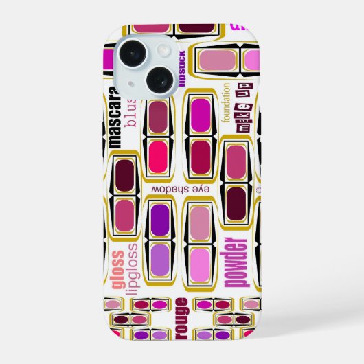 Coque iphone design makeup 15ケース (裏面)