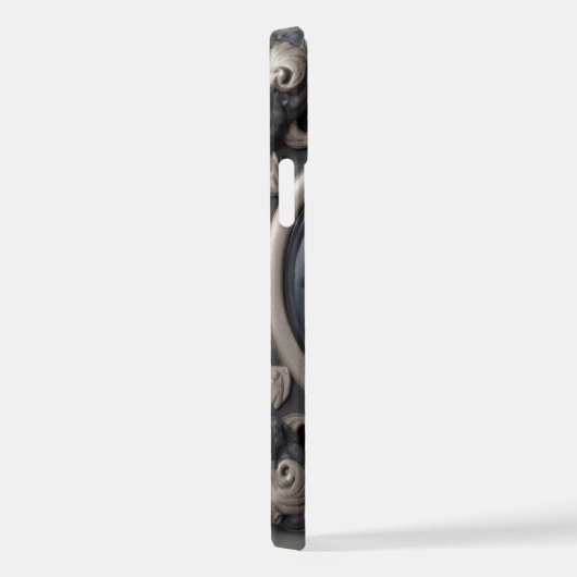 Coque iPhone Élégance Old Money iPhoneケース (右側面)