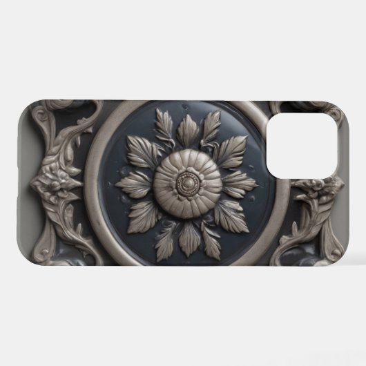 Coque iPhone Élégance Old Money iPhoneケース (裏面横)