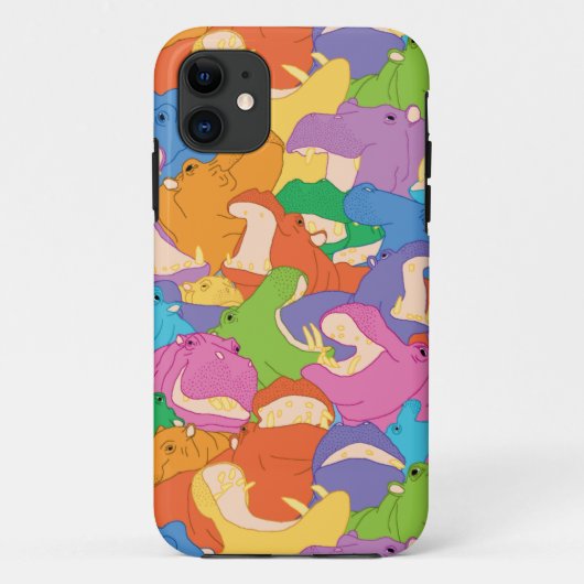 Coque iPhone Hippopotames Case-Mate iPhoneケース (裏面)