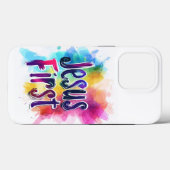 Coque iPhone/iPad Jesus First Case-Mate iPhoneケース (裏面 (横))