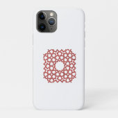 Coque iPhone/iPad Mosaïque marocaine rouge MAMLUK Case-Mate iPhoneケース (裏)