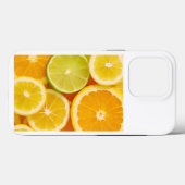 Coque iPhone motif agrumes frais – Citron, orange  Case-Mate iPhoneケース (裏面 (横))