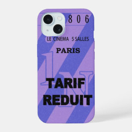 Coque Iphone Paris cinéma 15ケース