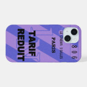 Coque Iphone Paris cinéma iPhone 15ケース (裏面横)