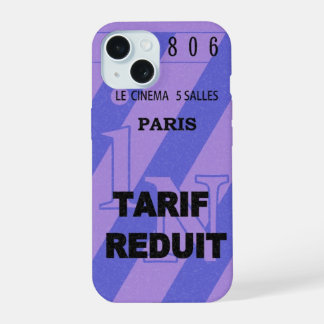Coque Iphone Paris cinéma iPhone 15ケース