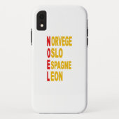 Coque  iPhone XR d'Apple  NOEL TOURISME  EUROPE  Case-Mate iPhoneケース (裏面)
