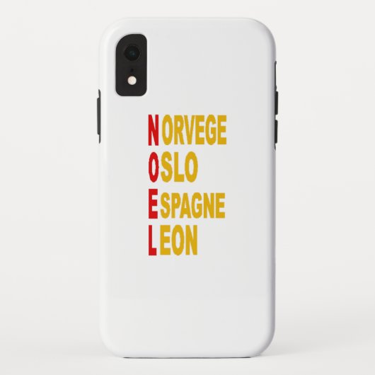 Coque  iPhone XR d'Apple  NOEL TOURISME  EUROPE  Case-Mate iPhoneケース (裏面)