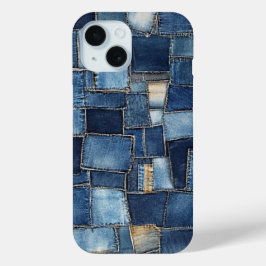 Coque jean iPhone 15ケース
