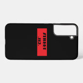 Coque Samsung Galaxy black phone case Galaxyケース (裏面横)