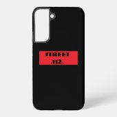 Coque Samsung Galaxy black phone case Samsung Galaxyケース (裏面)