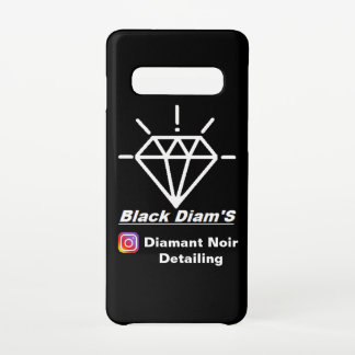 Coque Samsung S10 "Black Diam's" édition limité Galaxy S10ケース